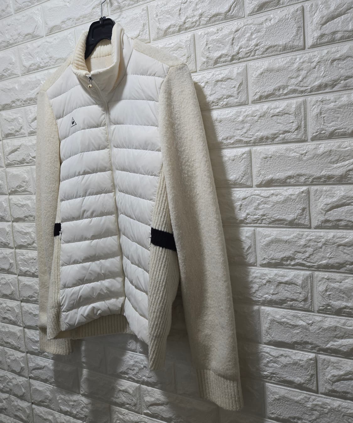 르꼬끄 골프 덕다운 패딩배색 방풍 집업니트 85~90 상품이미지4