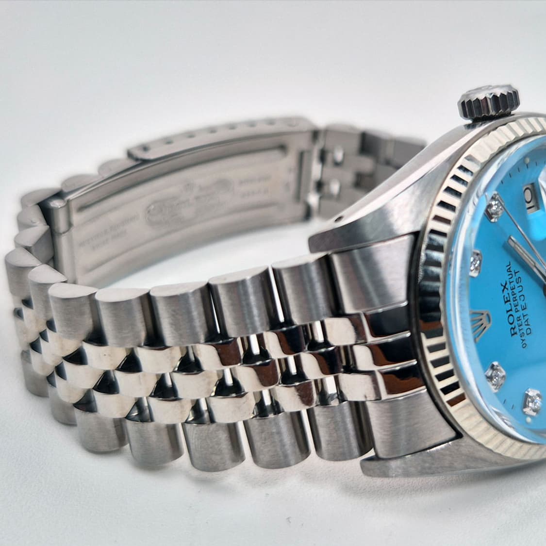 롤렉스 데이저스트 16014 스카이블루 10포인트 천연다이아 상품이미지3