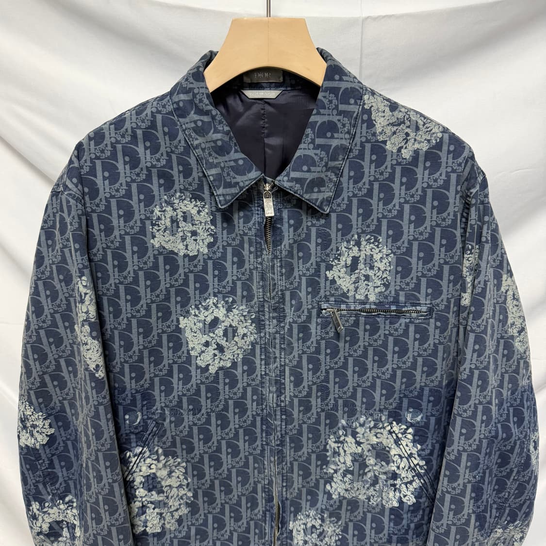 [S+급/46] 디올 X 데님 티어스 오블리크 데님 블루종 자켓 상품이미지2