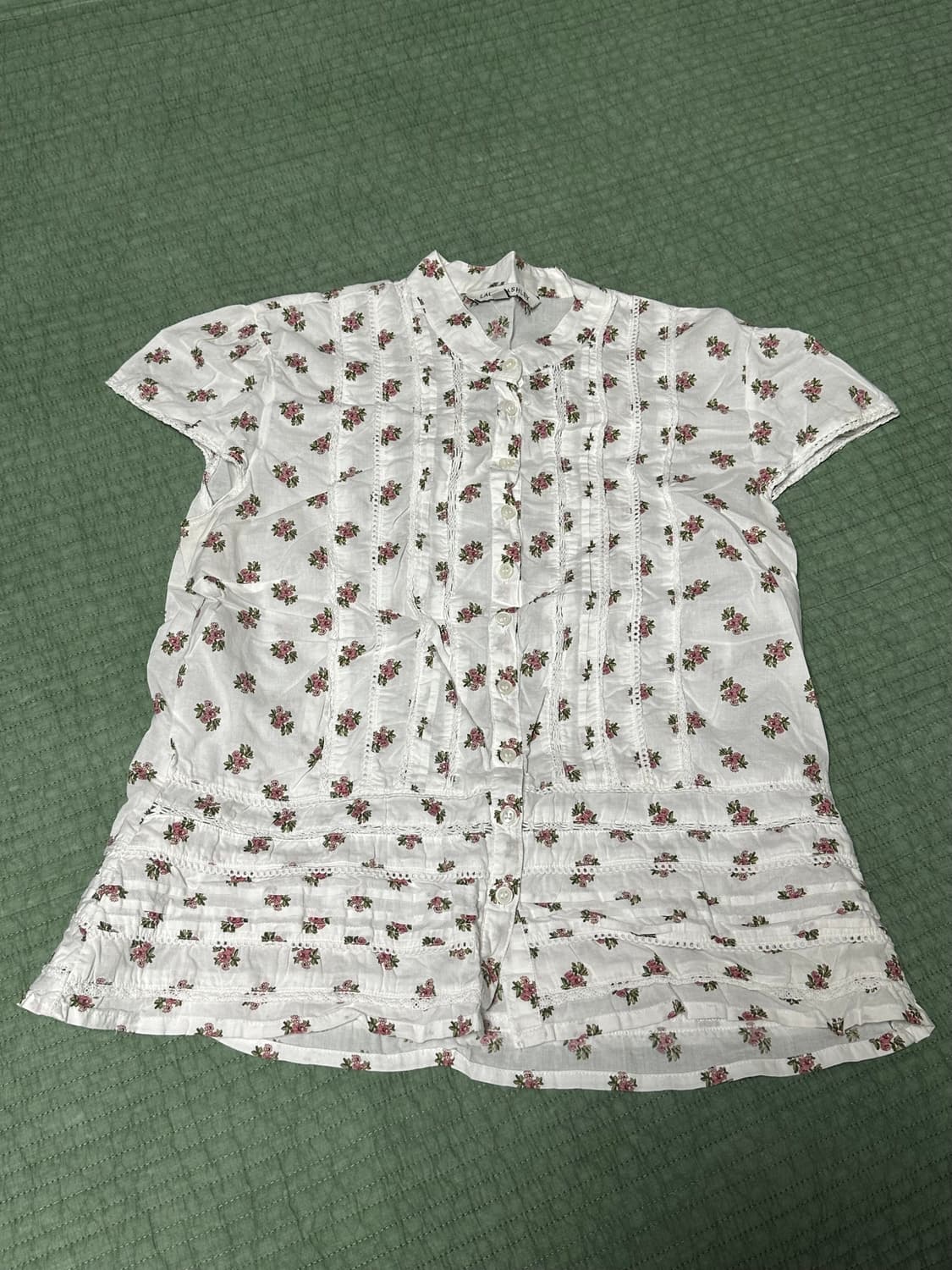 빈티지 플라워 블라우스 상품이미지1