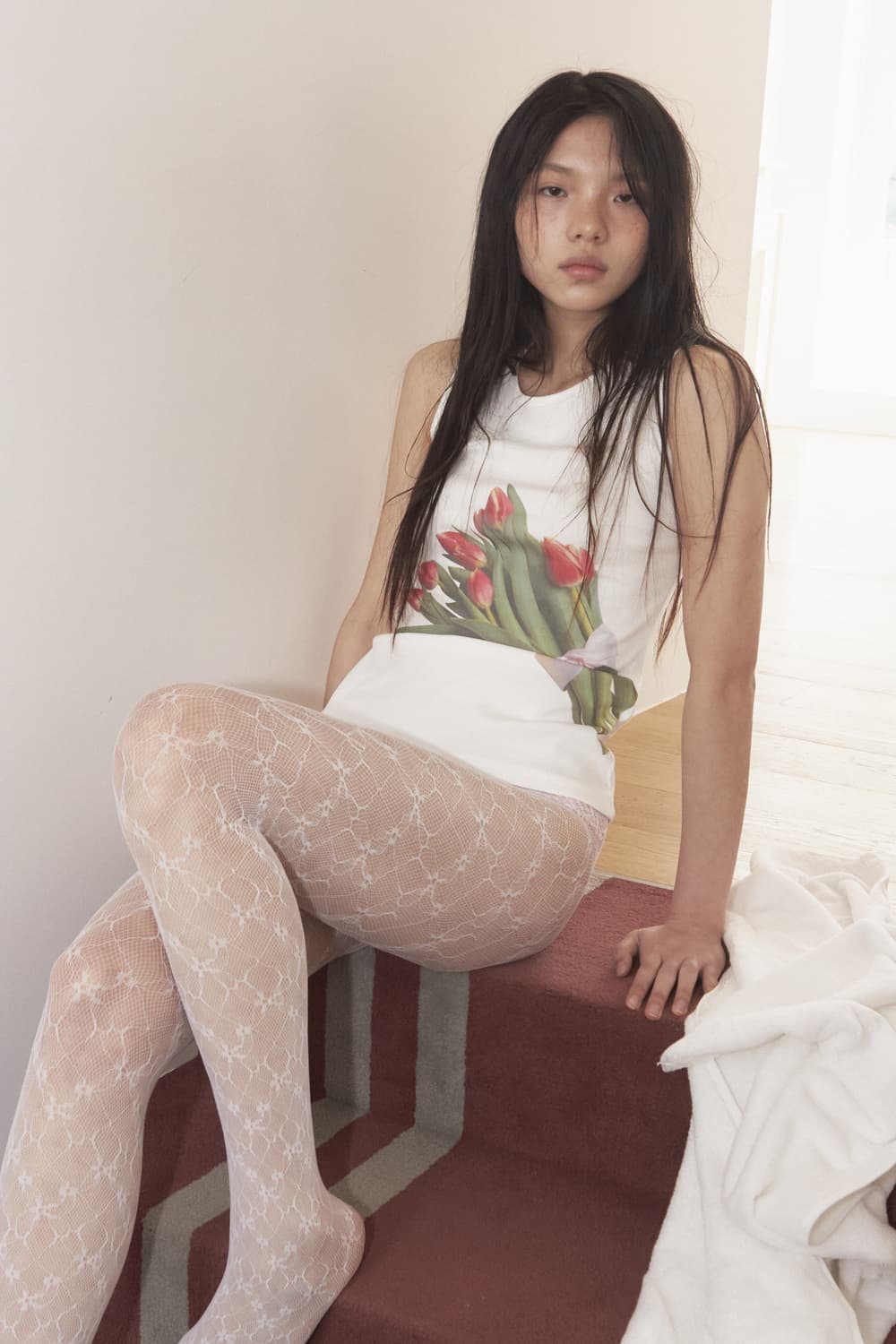0마일웨어 dear bouquet sleeveless 상품이미지1