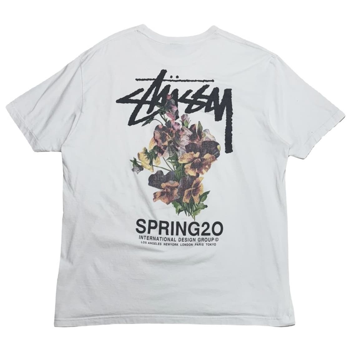 STUSSY spring 20 반팔티 화이트 XL 상품이미지7