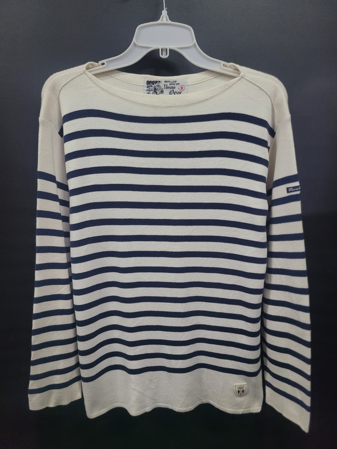 Fileuse d'Arvor 프랑스 단가라 셔츠  상품이미지1