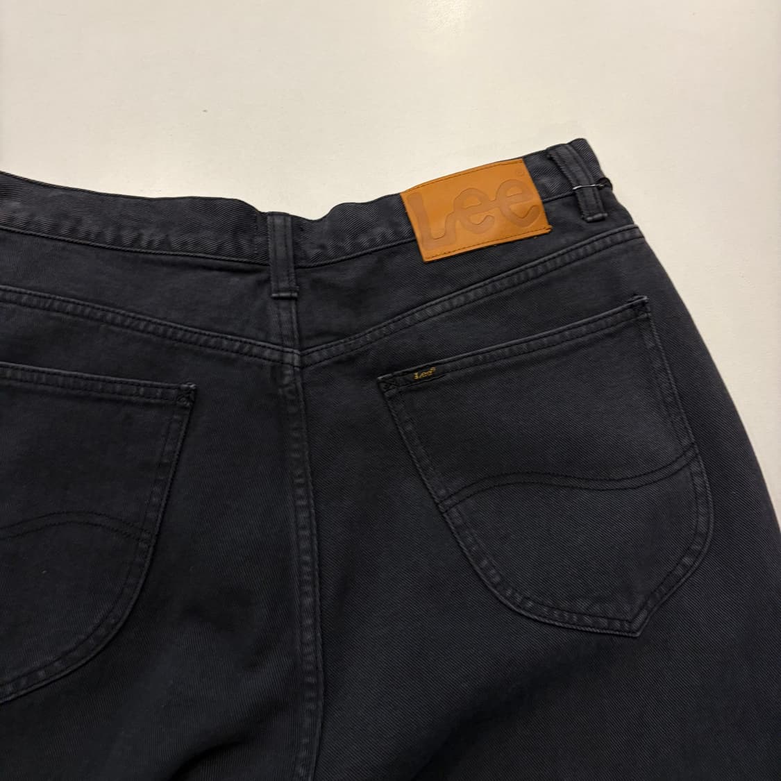 [34] Lee 리 블랙 와이드 데님 팬츠 D857 상품이미지3
