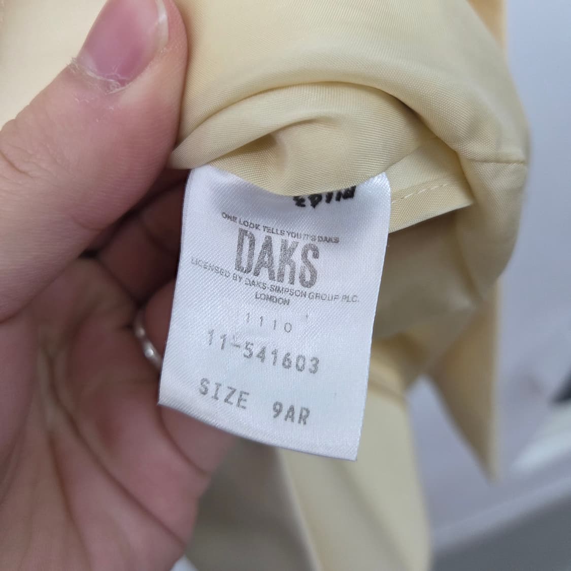 닥스 아이보리색 여성 코트 여m 상품이미지5