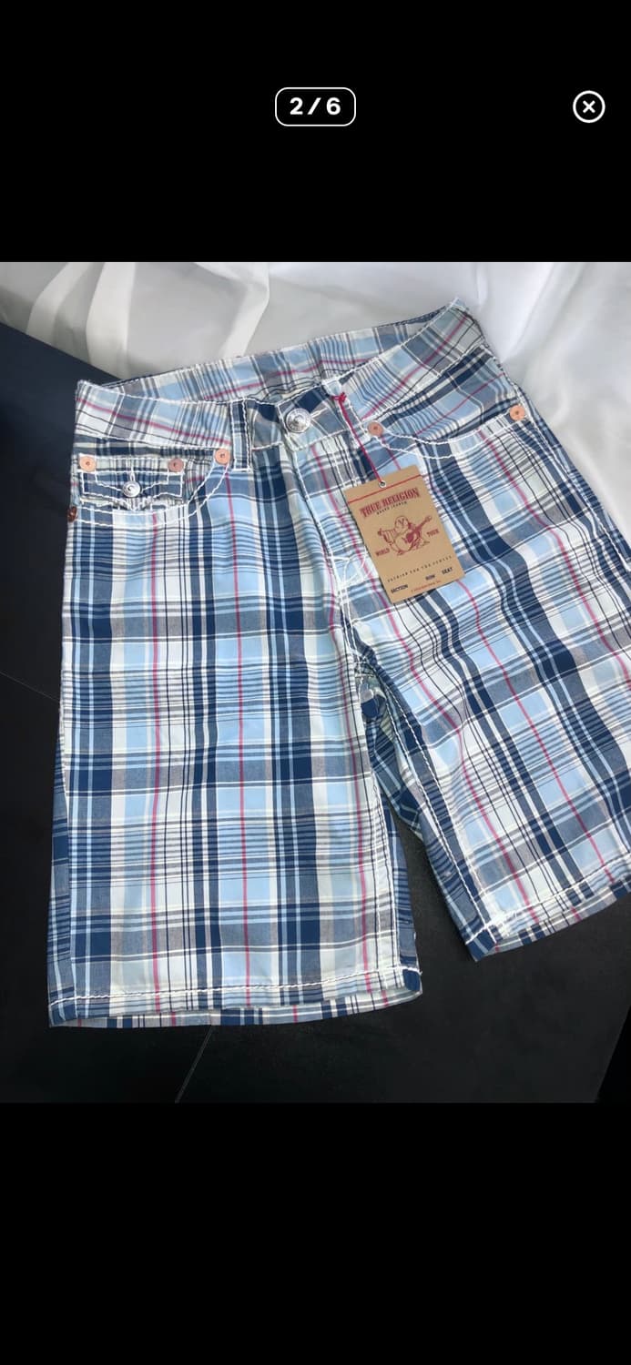 트루릴리젼 서프 체크 하프 팬츠 상품이미지2