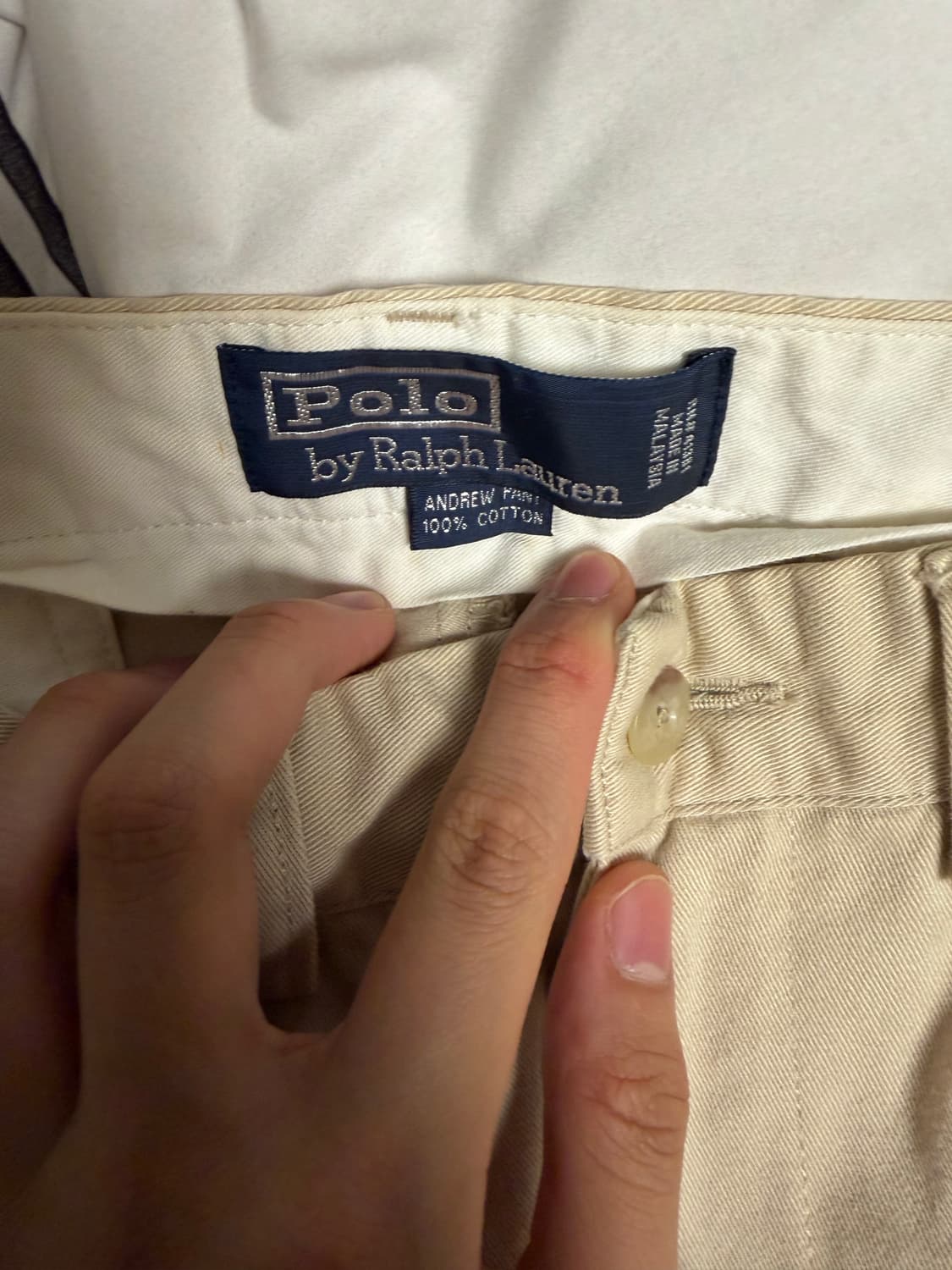 폴로 랄프로렌 앤드류 치노팬츠 베이지 32인치 상품이미지5