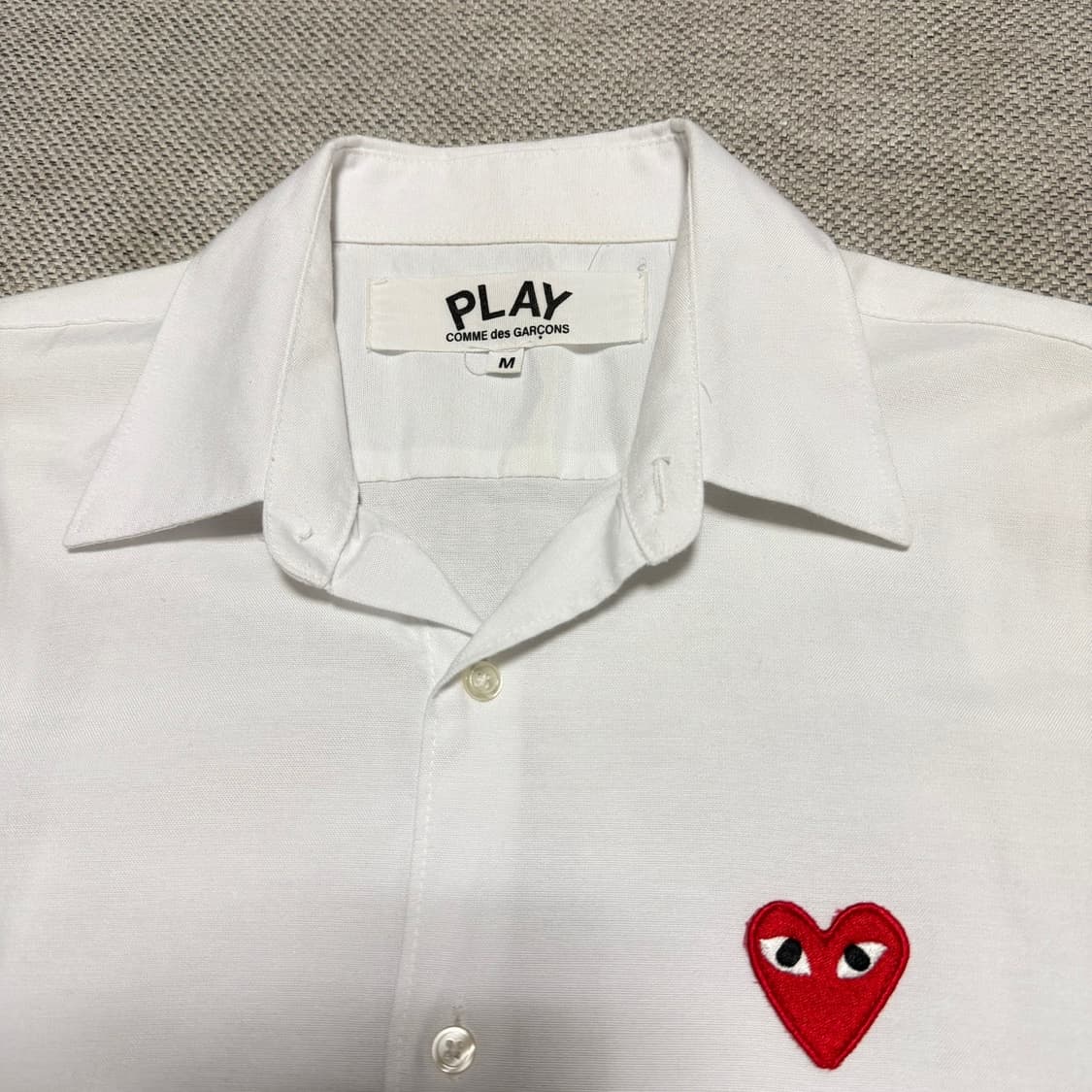 꼼데가르송 레드와펜 셔츠 상품이미지2