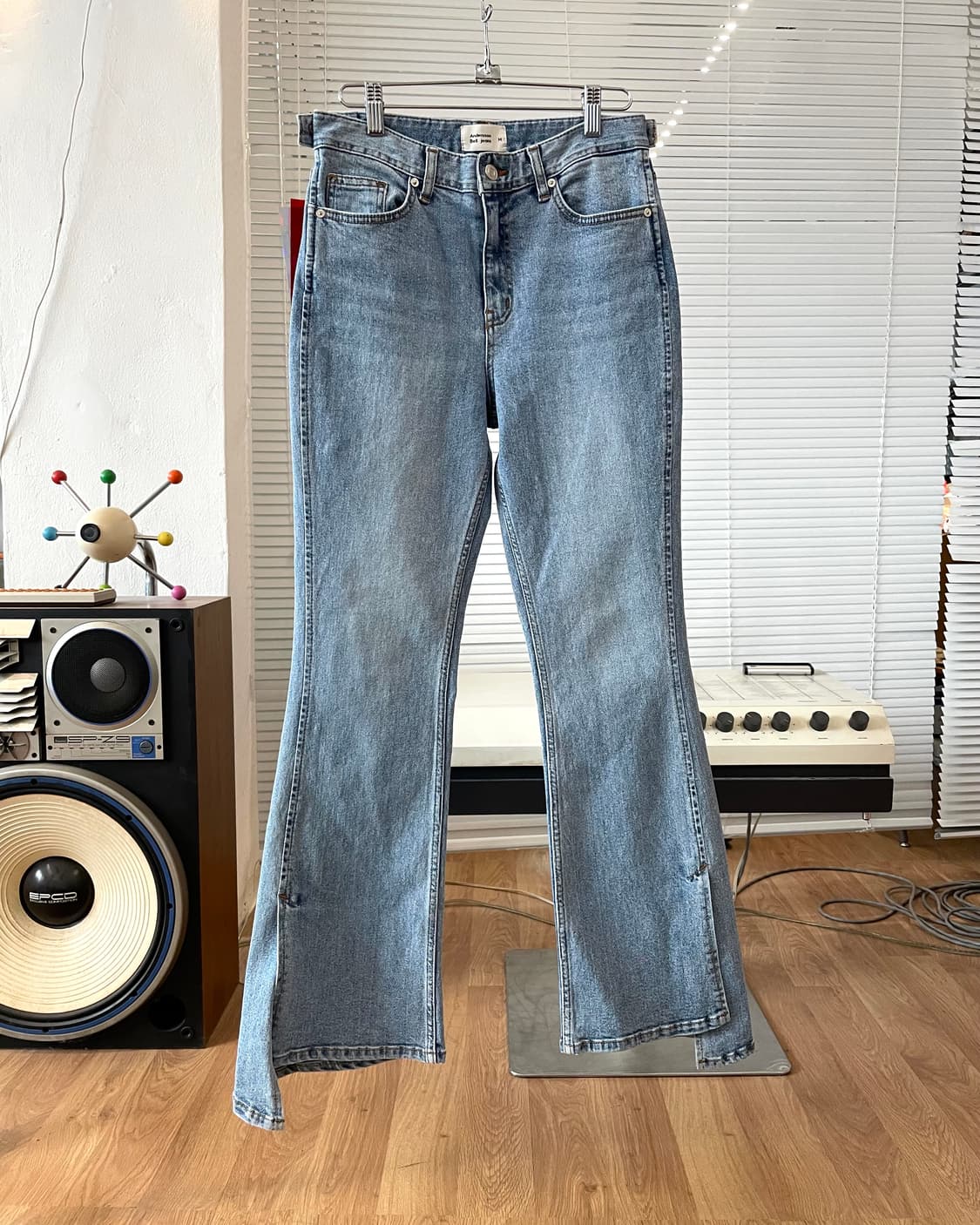 [M] 앤더슨벨 플레어 데님 팬츠 상품이미지5