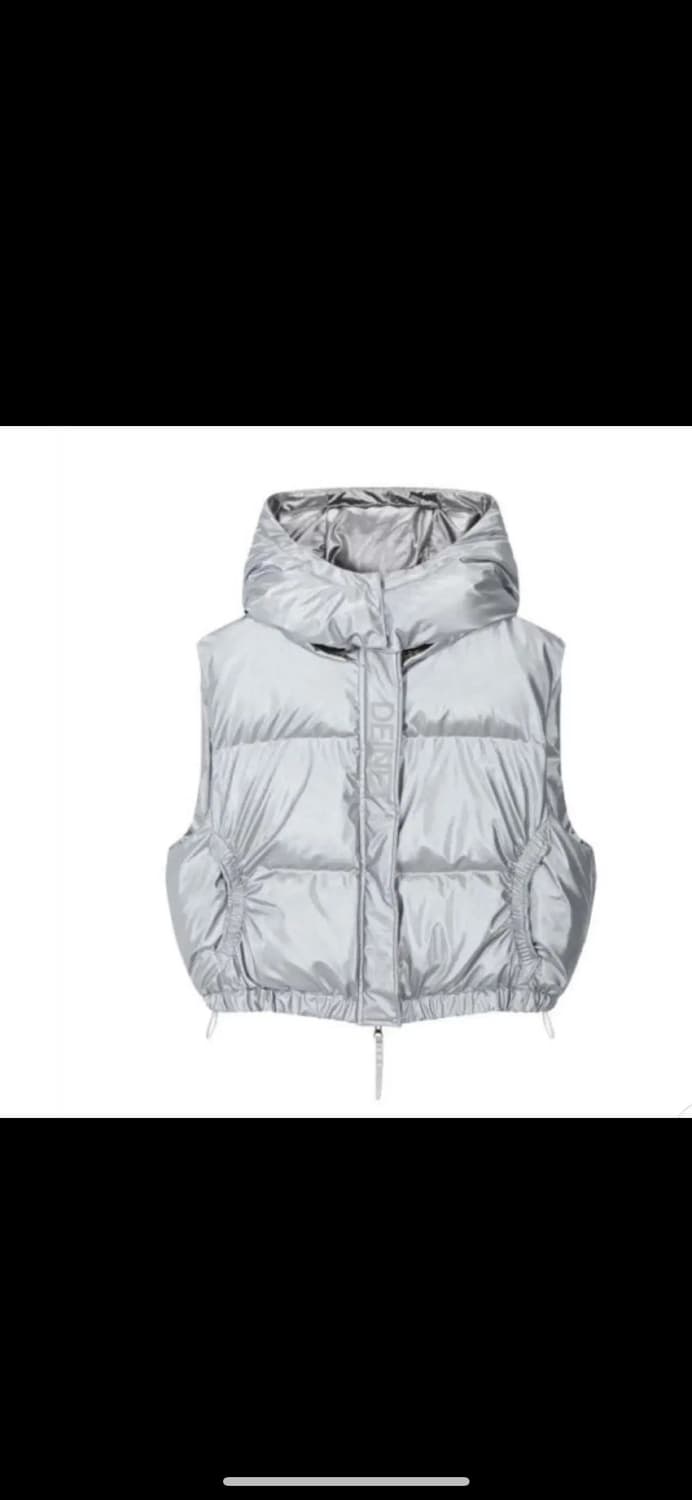 다이닛 패딩조끼 실버 새상품 상품이미지1