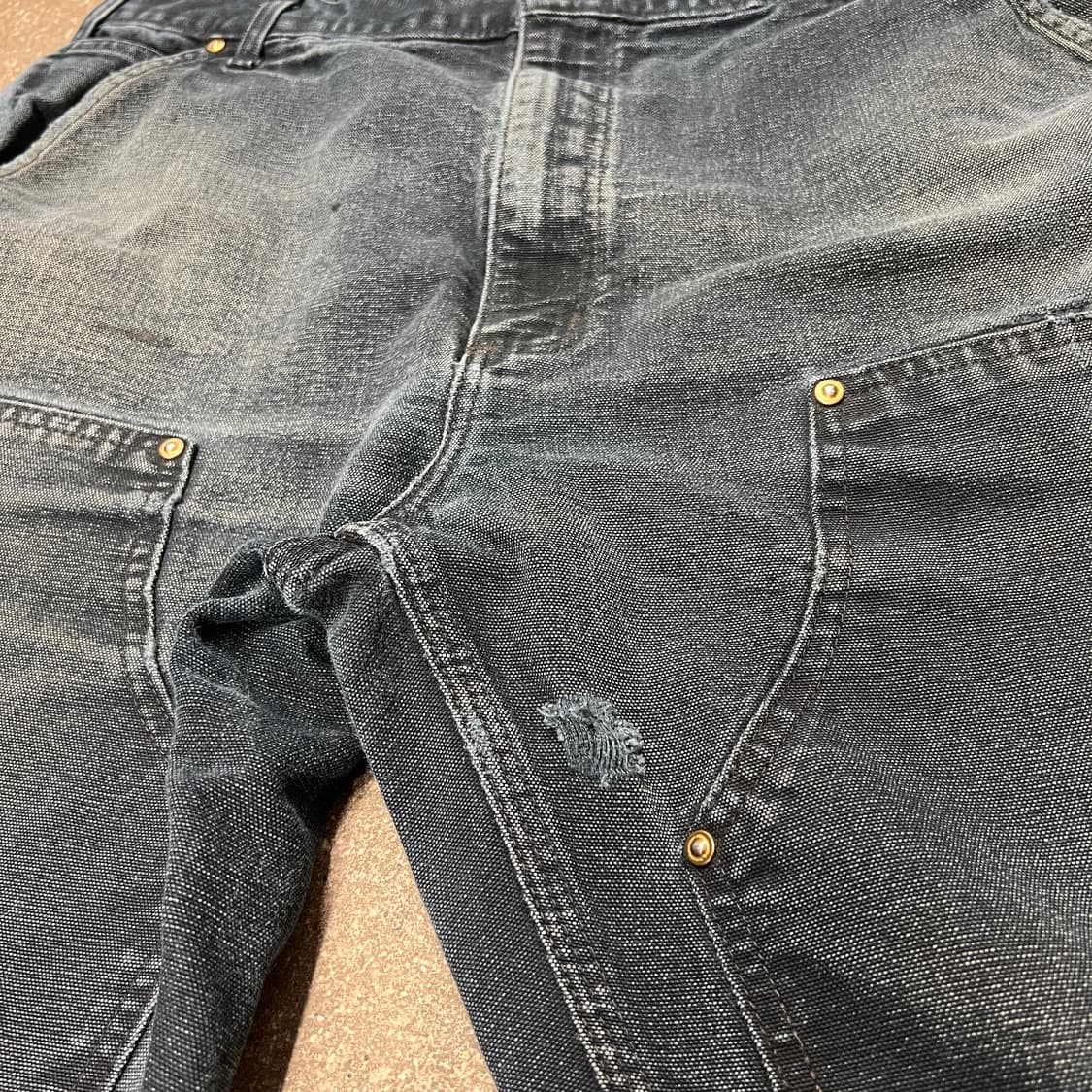 칼하트 더블니 블랙 USA 38 상품이미지5