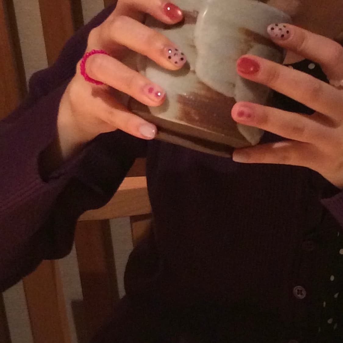 Hot P!nk Beaded Ring 상품이미지4