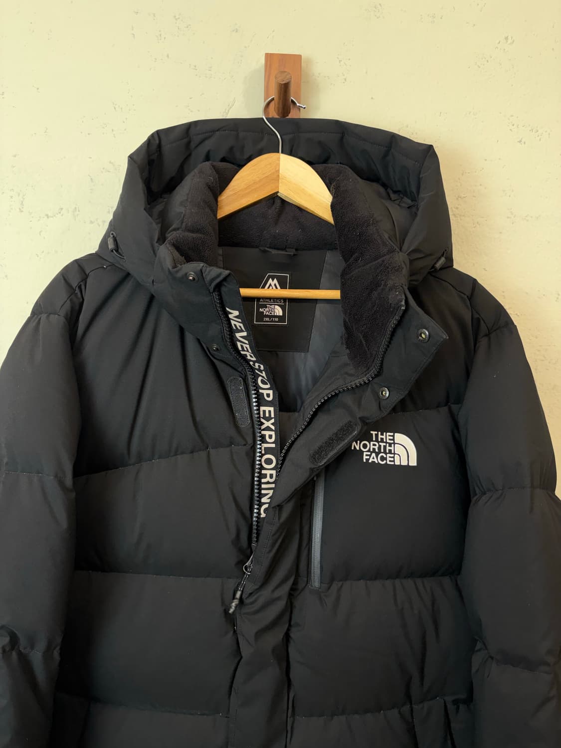노스페이스 블랙 덕다운 패딩 상품이미지6