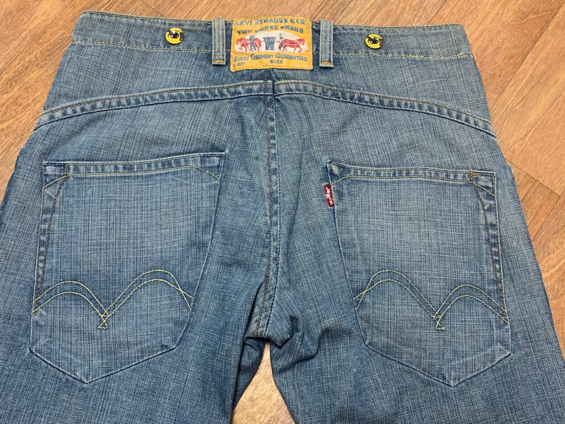 LEVIS DNA by LVC 리바이스 서스펜더 데님팬츠 상품이미지8