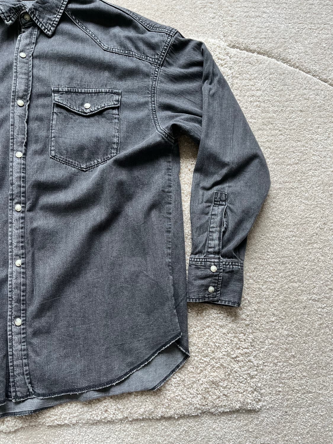 Moussy 웨스턴 블랙 데님 자켓 (103-105) 상품이미지3