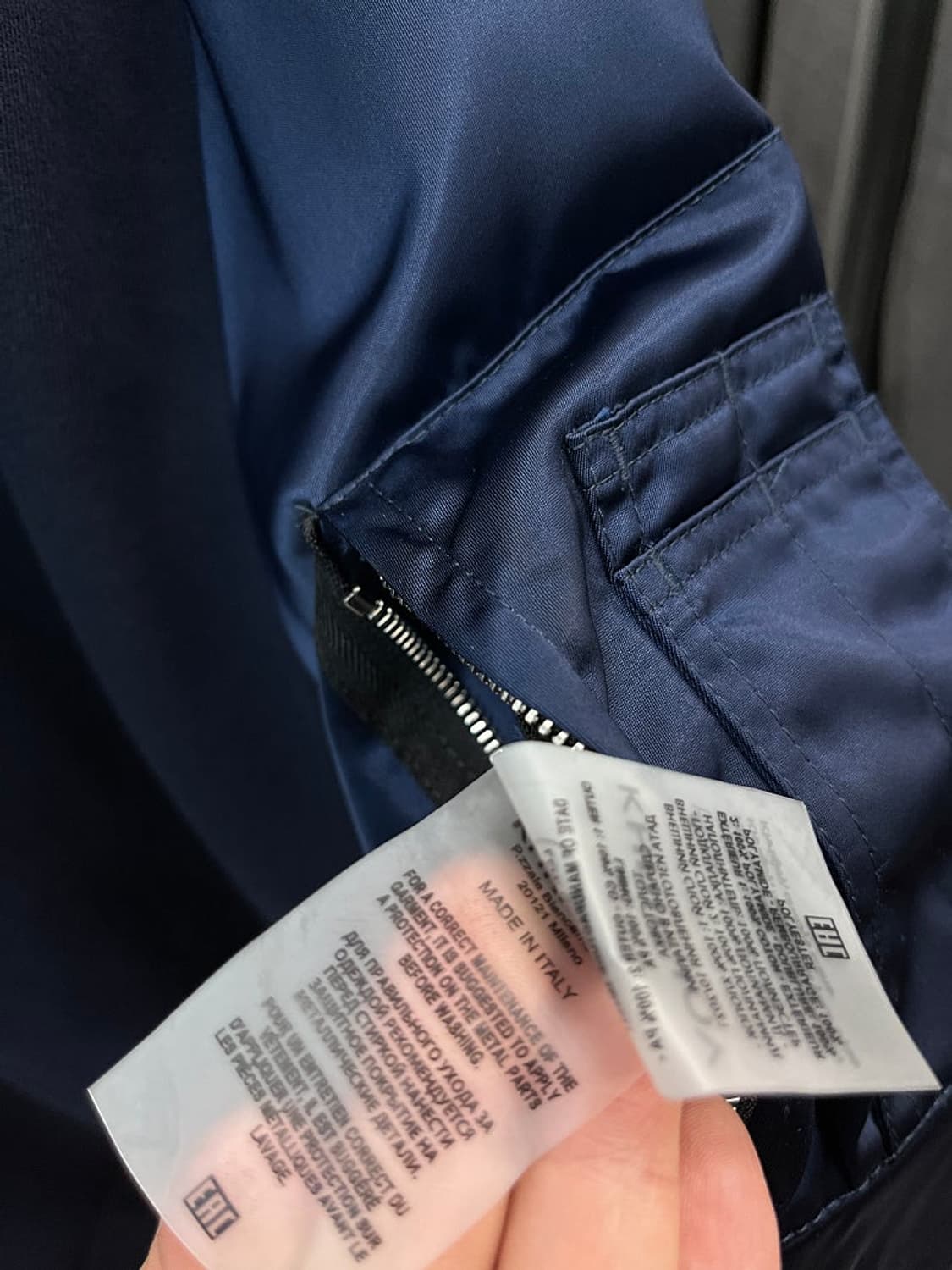 110) 크리스조이 신형 MA-1 오버 맨투맨  상품이미지6