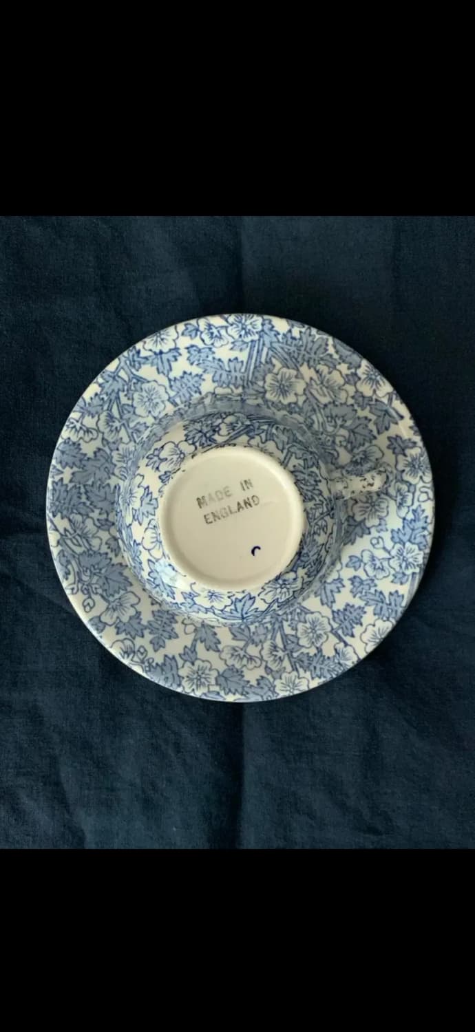 빈티지 버얼리친츠 컵앤소서  상품이미지1