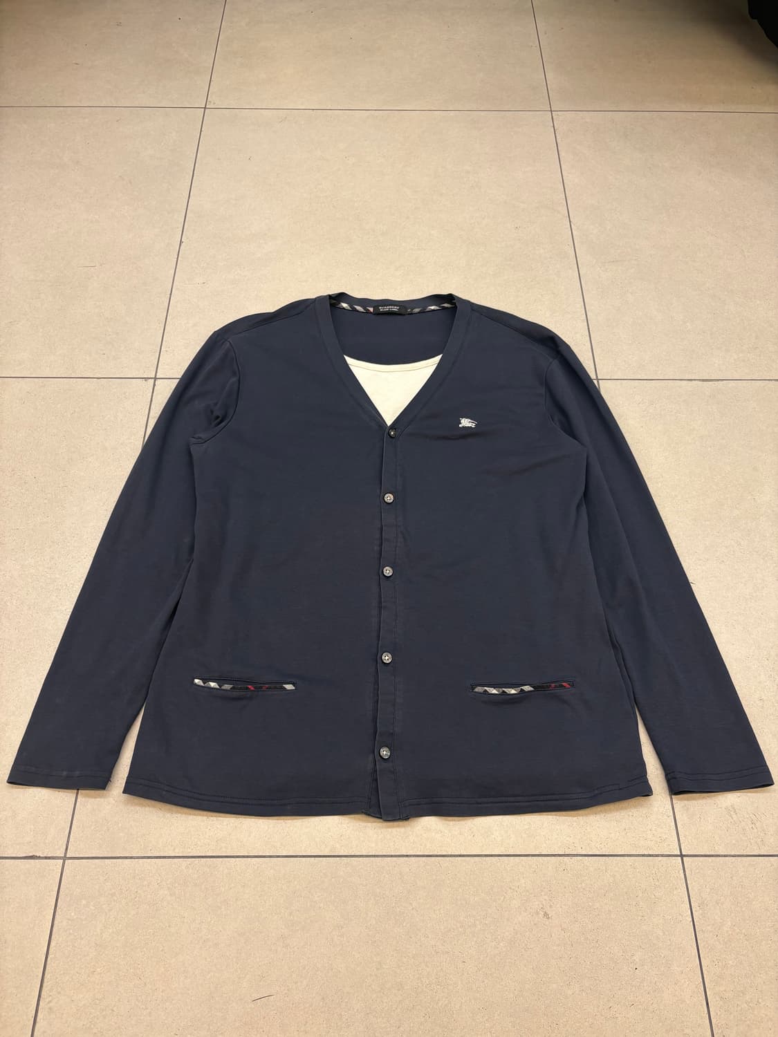 버버리 블랙라벨 레이어드 가디건 상품이미지2