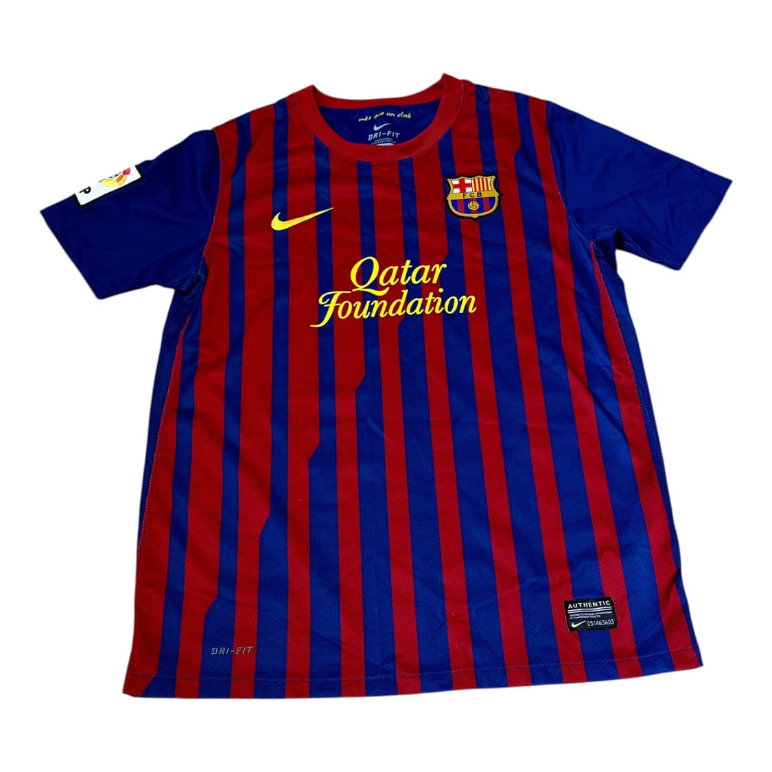 나이키 X 바르셀로나 11-12 홈 노마킹 유니폼 상품이미지1
