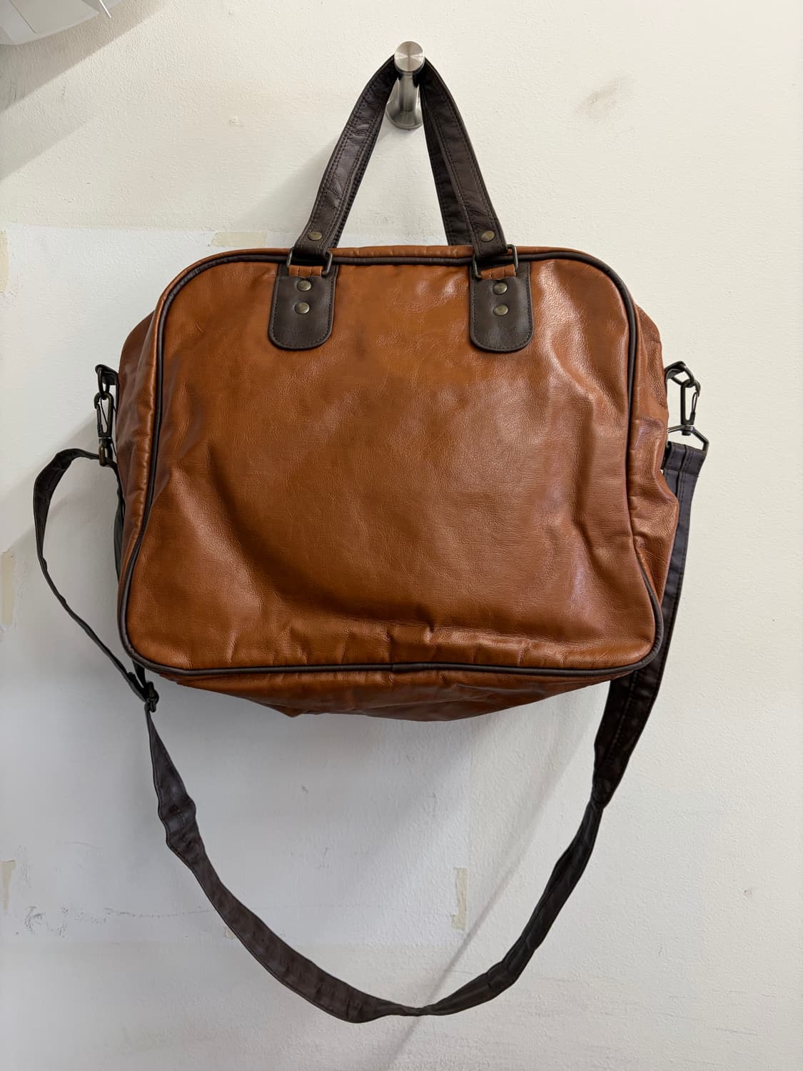 N188. 아디다스 빈티지 가죽가방 상품이미지2