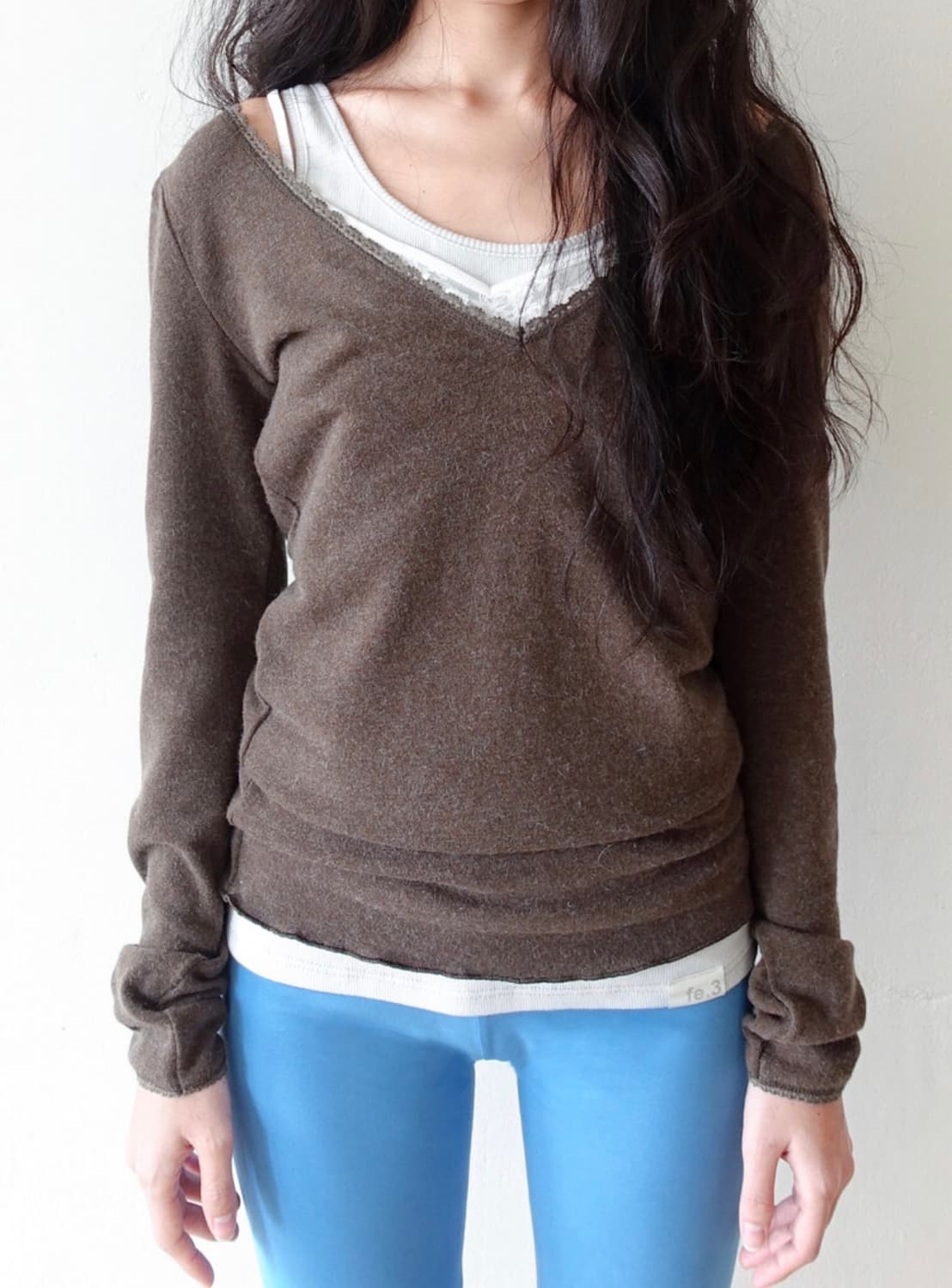 샵 페어리 iris long top (khaki) 상품이미지1