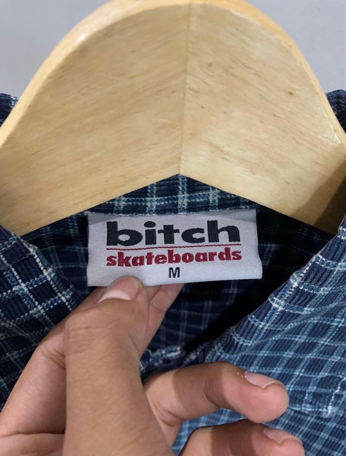 90s 비치 스케이트보드 플레이드 셔츠 상품이미지3