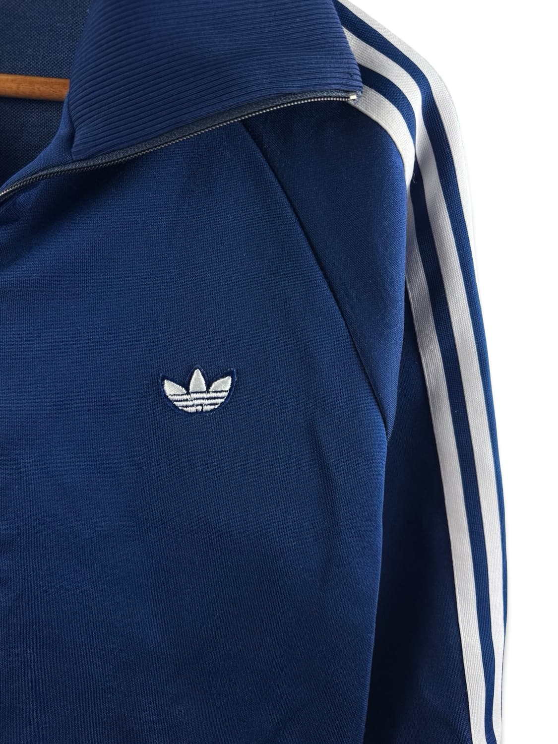 70S 아디다스 데상트 올드스쿨 트레포일 네이비 트랙탑져지 2446 상품이미지5