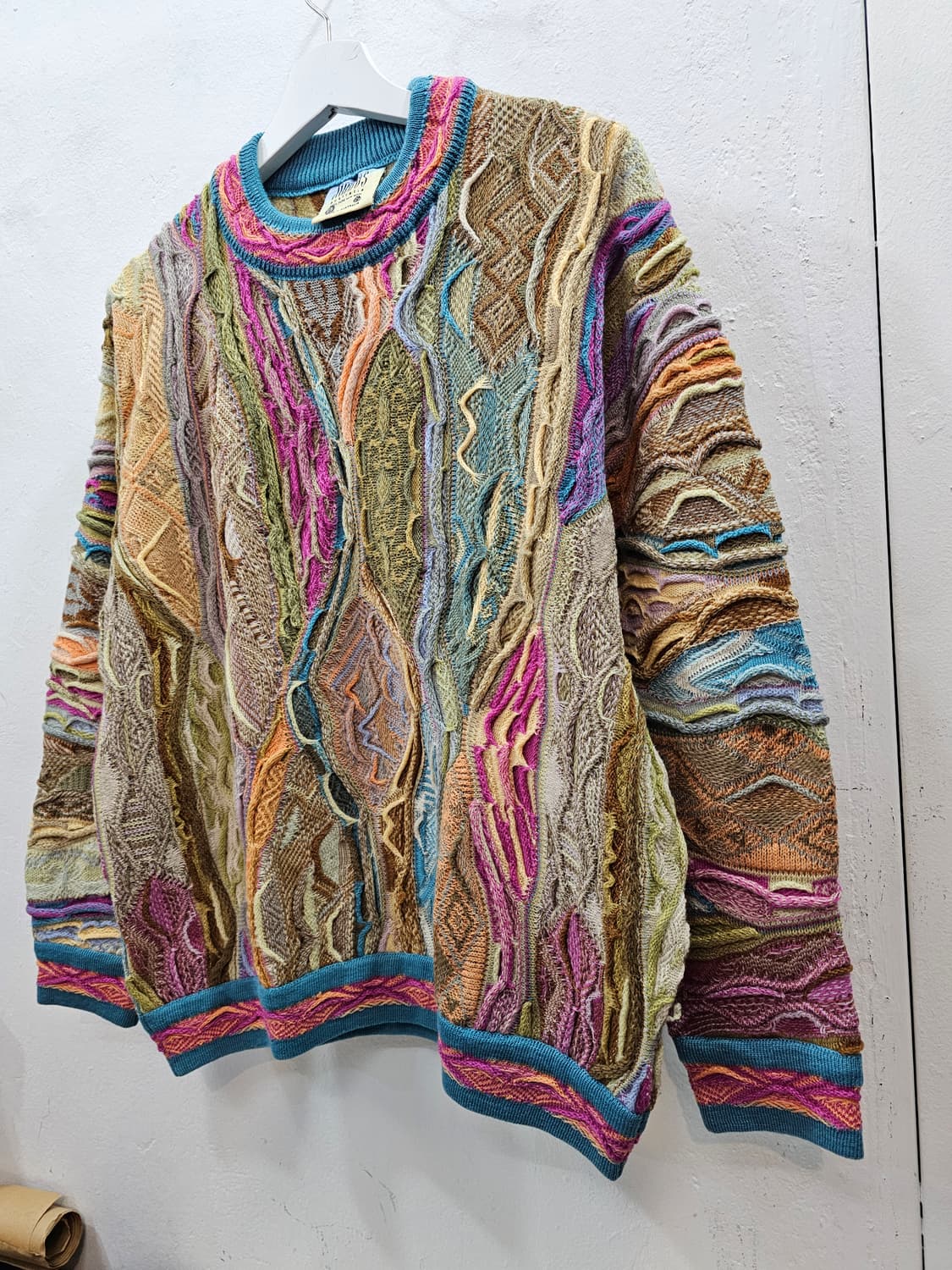 파스텔톤 케이블 니트 상품이미지4