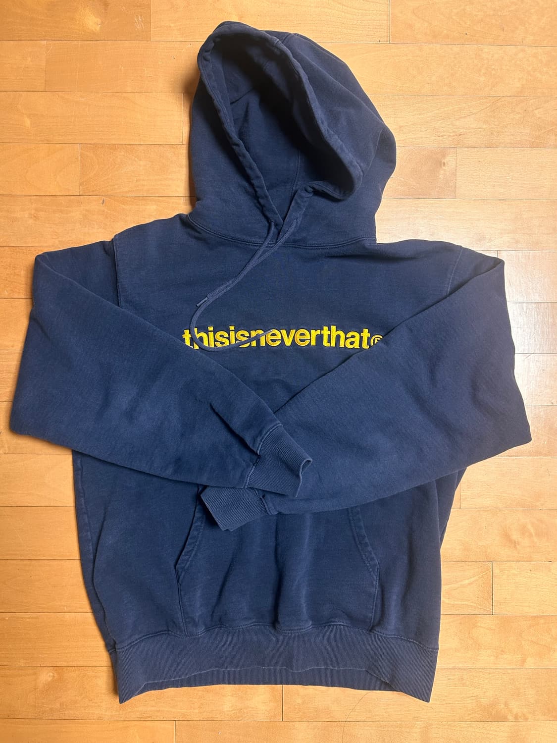 디스이즈네버댓 로고 후드티 네이비 L 상품이미지1