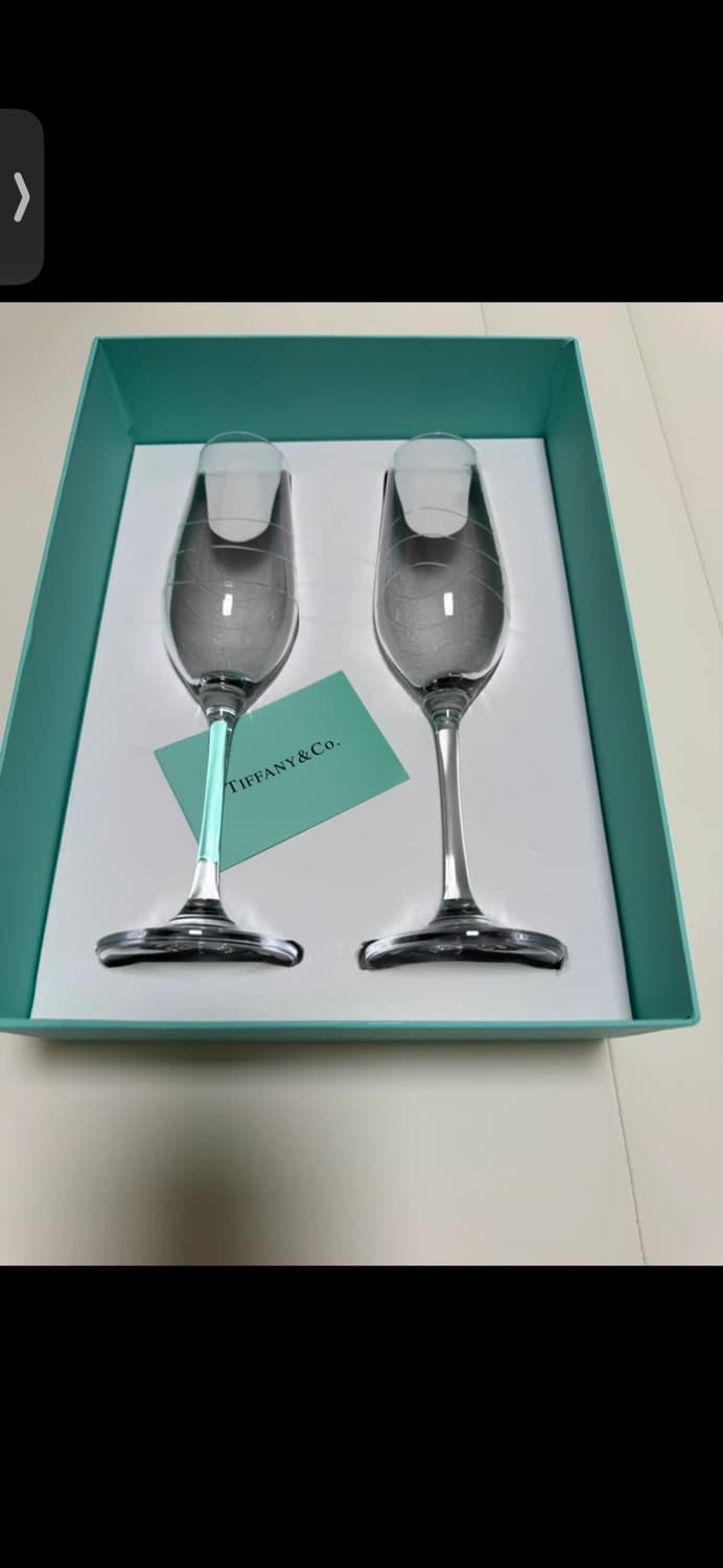 티파니 와인잔 새제품 상품이미지1