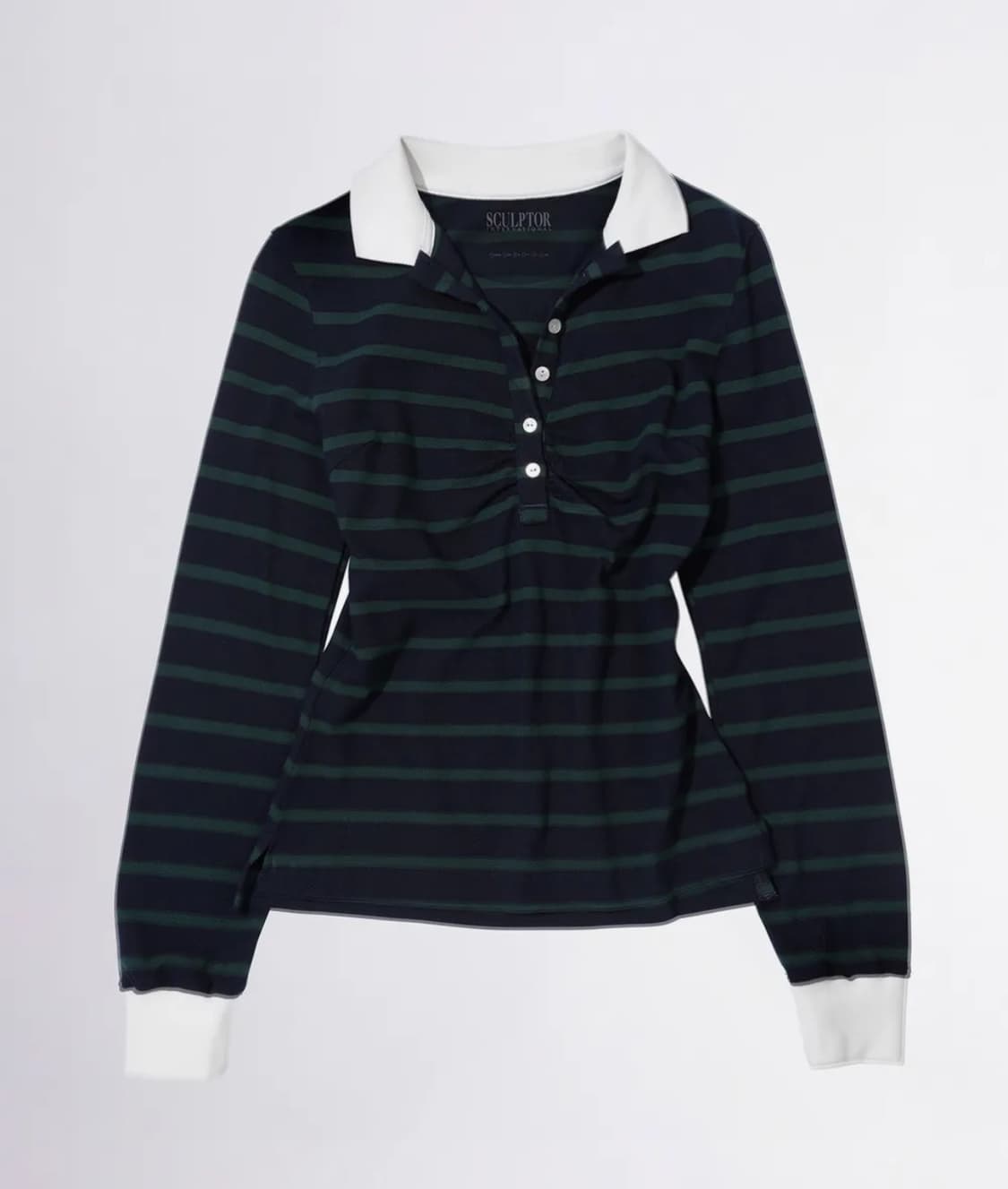 ✨새상품✨스컬프터 Shirring Tennis Shirt 상품이미지1