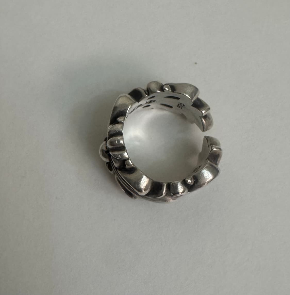 Chrome Hearts 크롬하츠 더블 플로랄 링 9호  상품이미지6