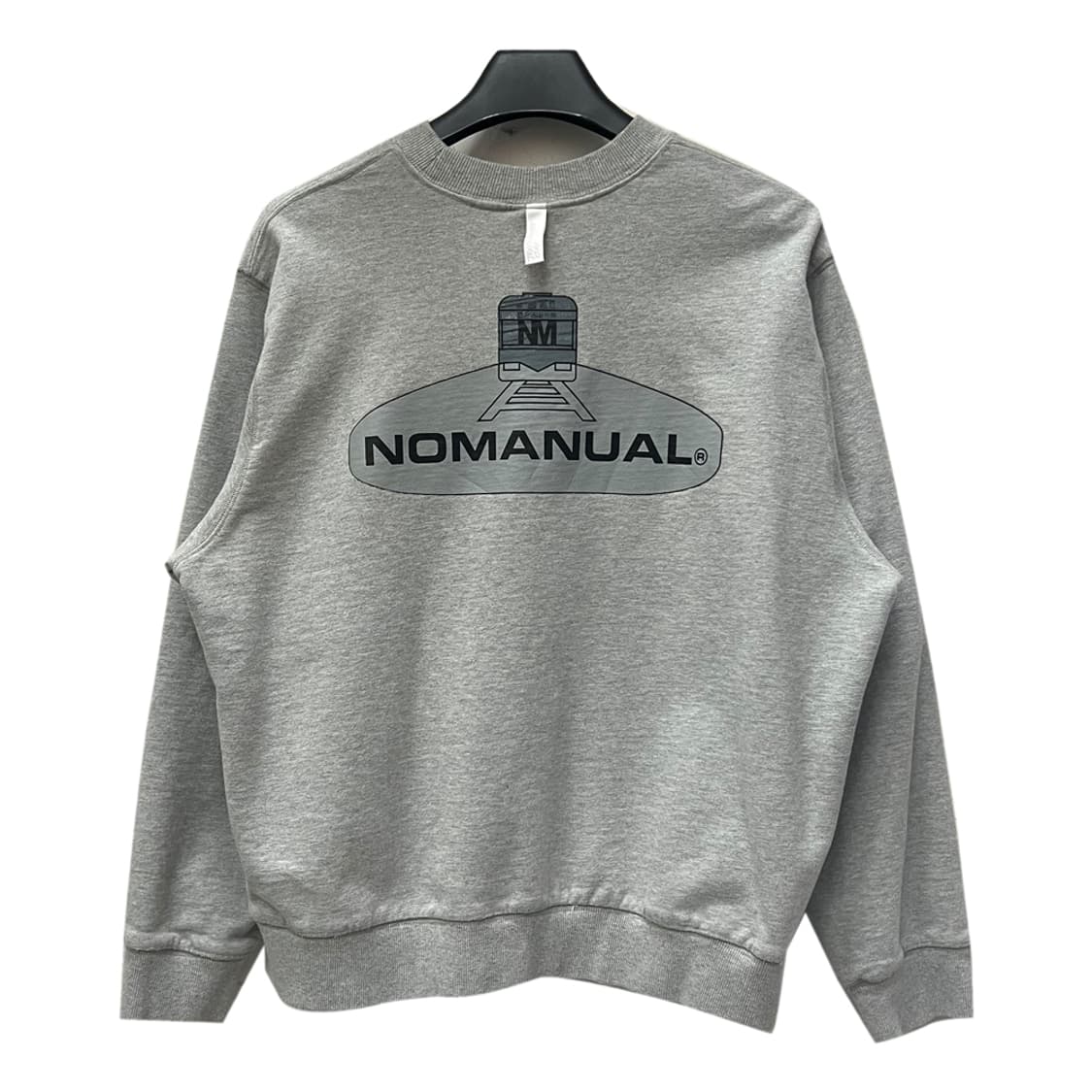 노매뉴얼 서브웨이 리플렉티브 그레이 맨투맨 L 상품이미지3