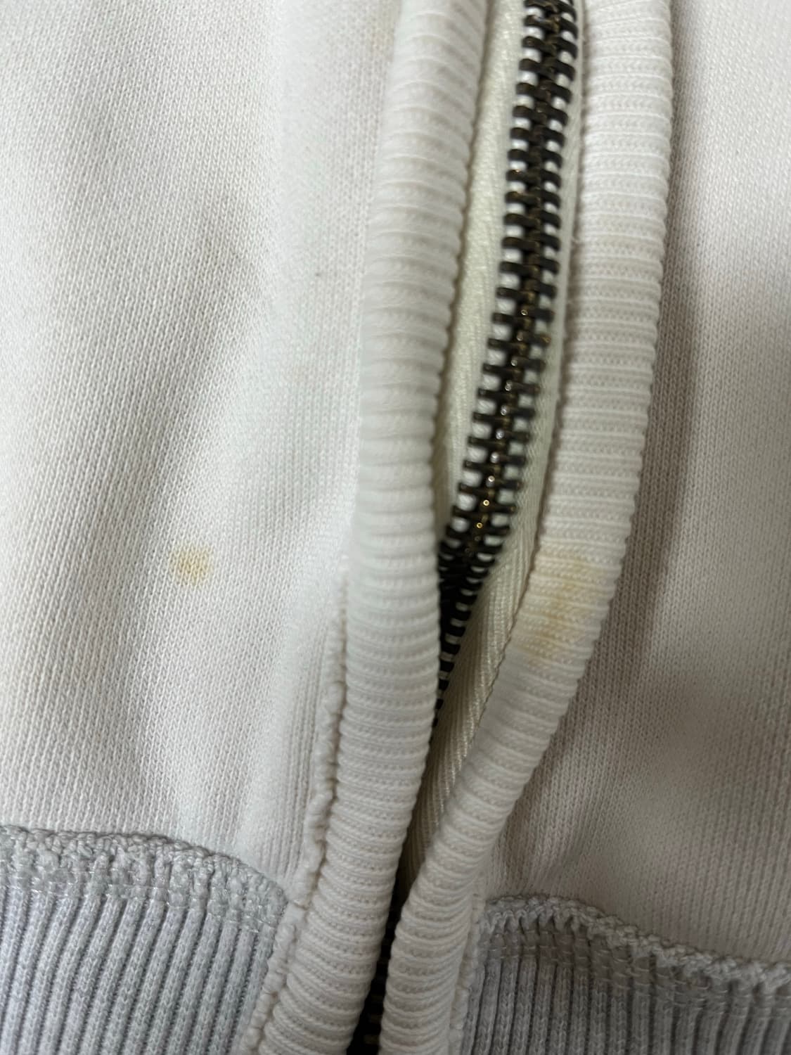 아베크롬비 아이보리 기모 후드집업 L 상품이미지3