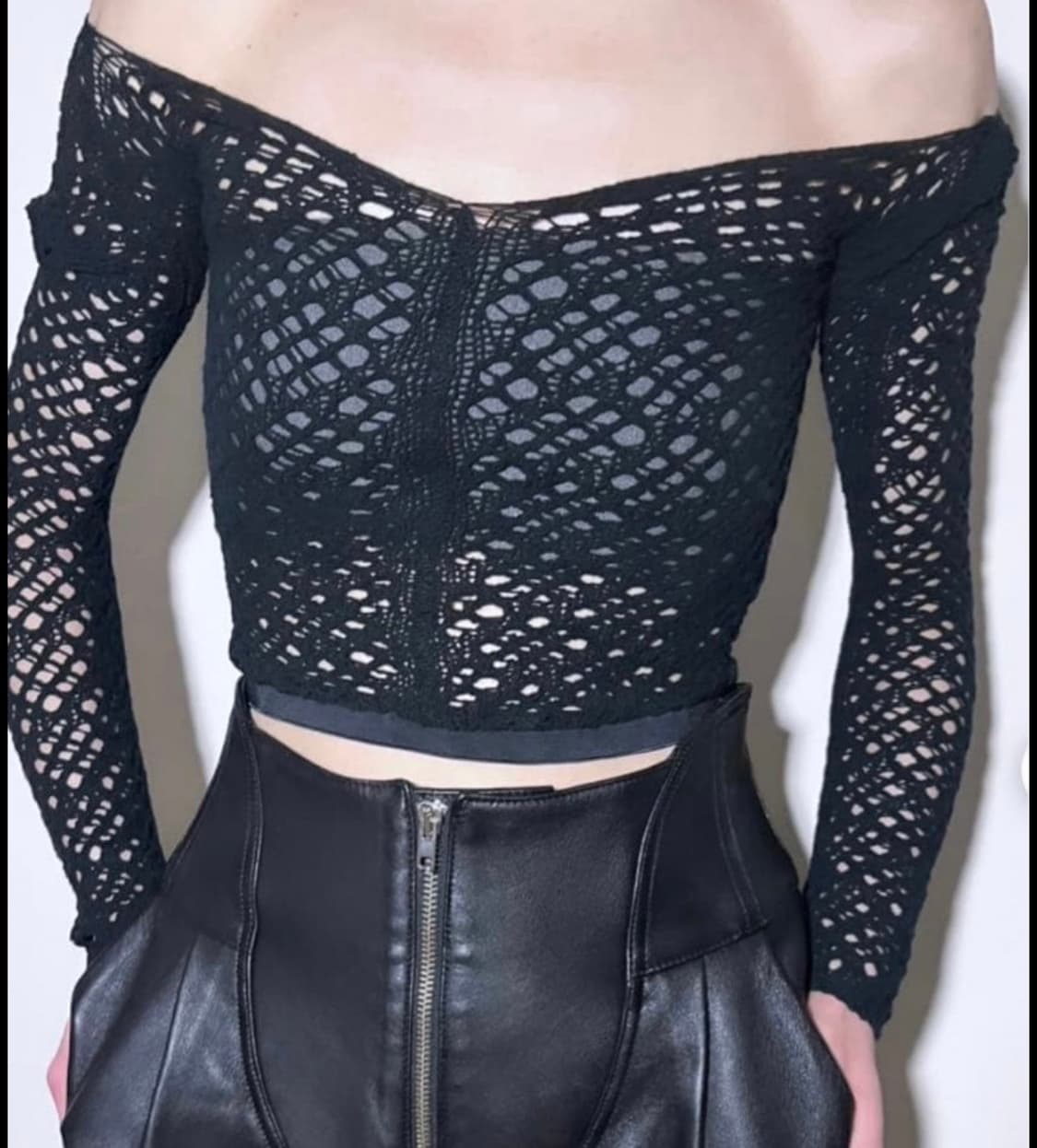 Fumika uchida mesh tightstop 후미카우치다메쉬탑 상품이미지5