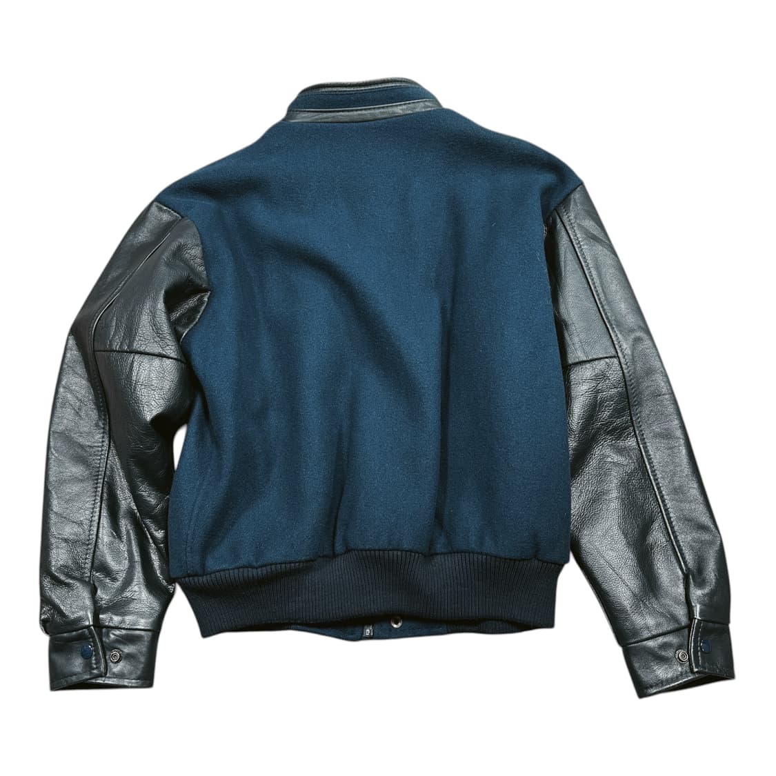 ✨ (바배) 캐나다 스포츠웨어 90s 울 가죽 바시티 자켓  상품이미지2