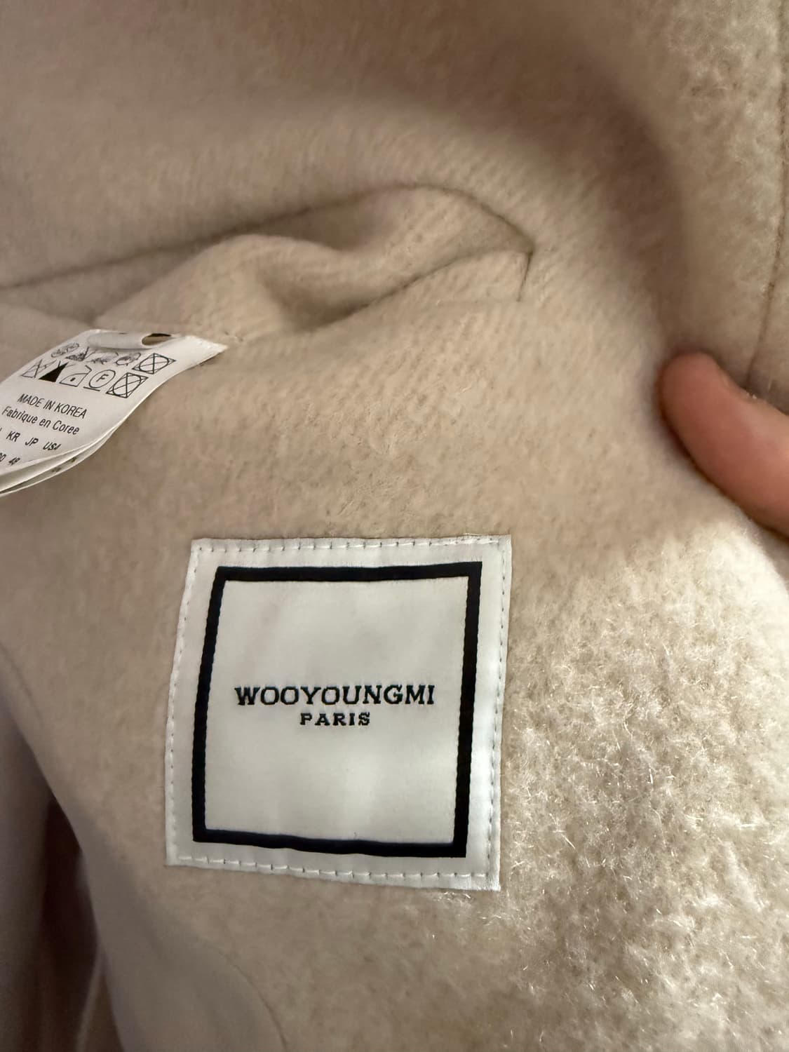 우영미 울 하프 코트 48 상품이미지4