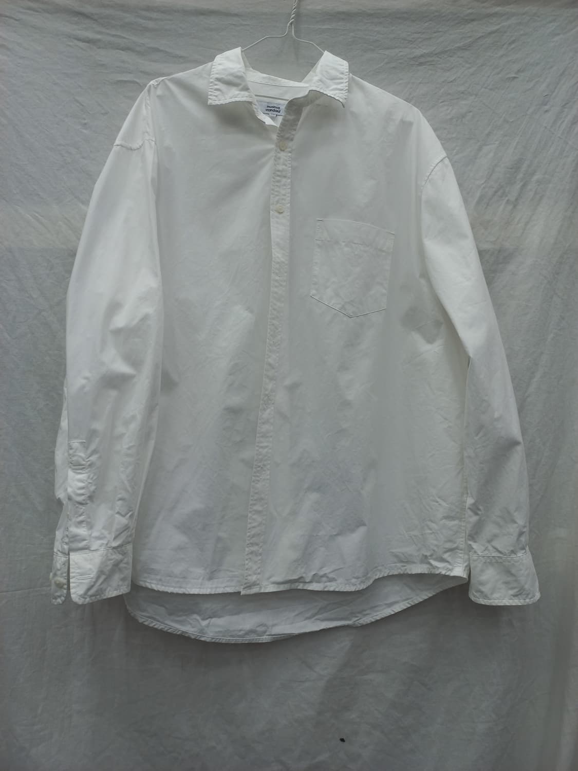 무신사 스탠다드 화이트 셔츠 (XL) 상품이미지1