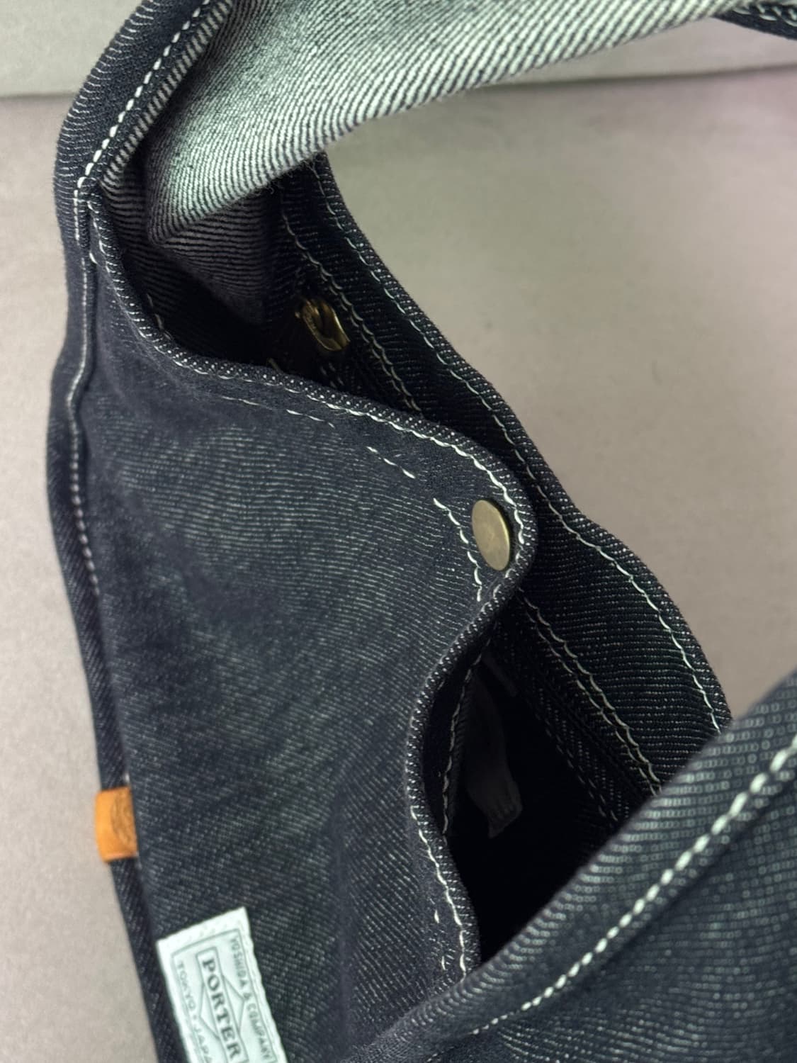 포터 데님 미니 숄더백 상품이미지3