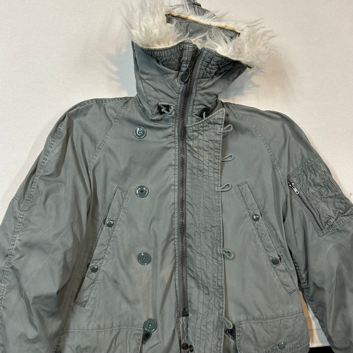 S) 미군 오리지널 N3B 80s 콜드 파카 상품이미지4