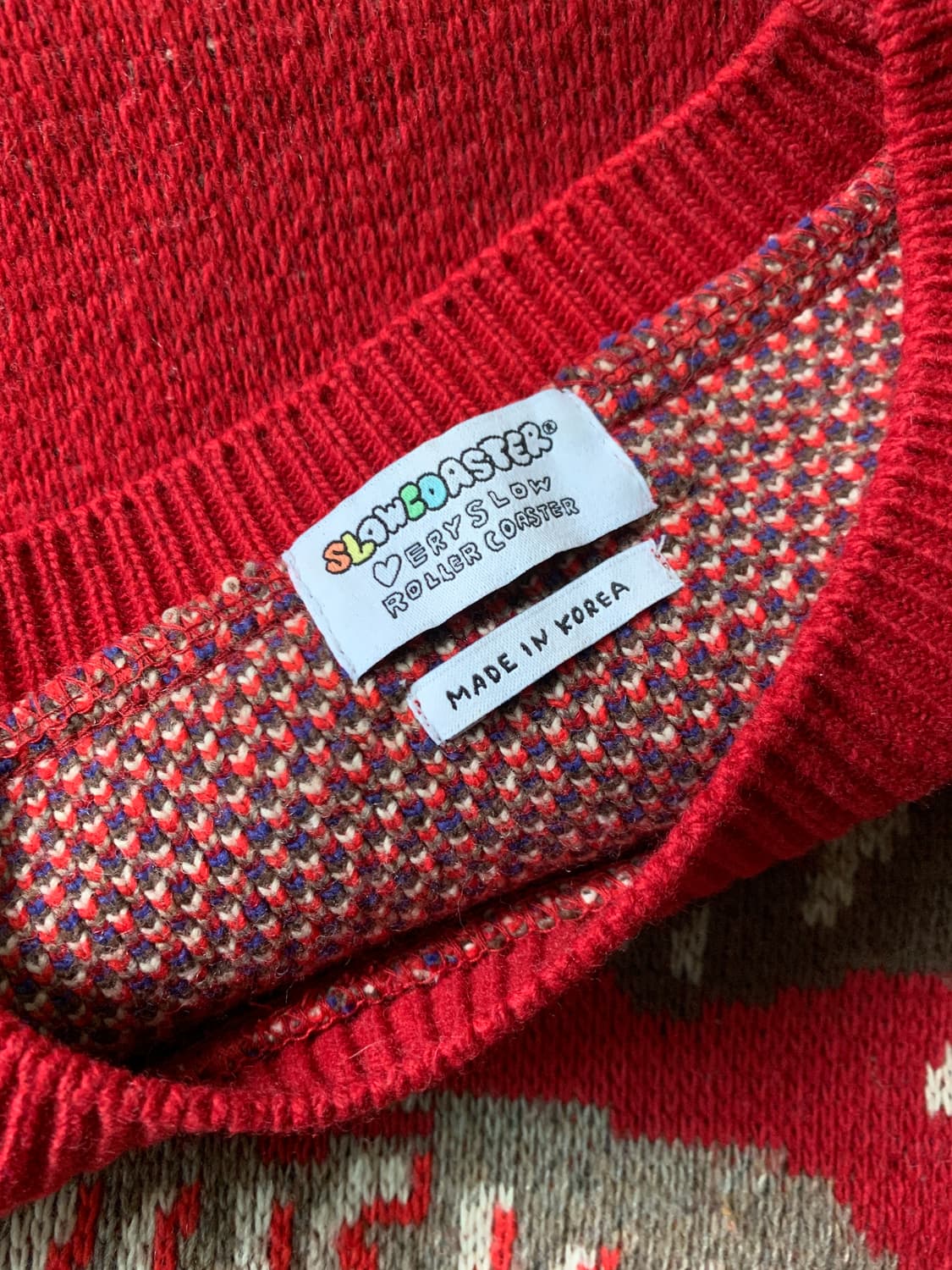 슬로코스터 머쉬룸 니트 상품이미지4