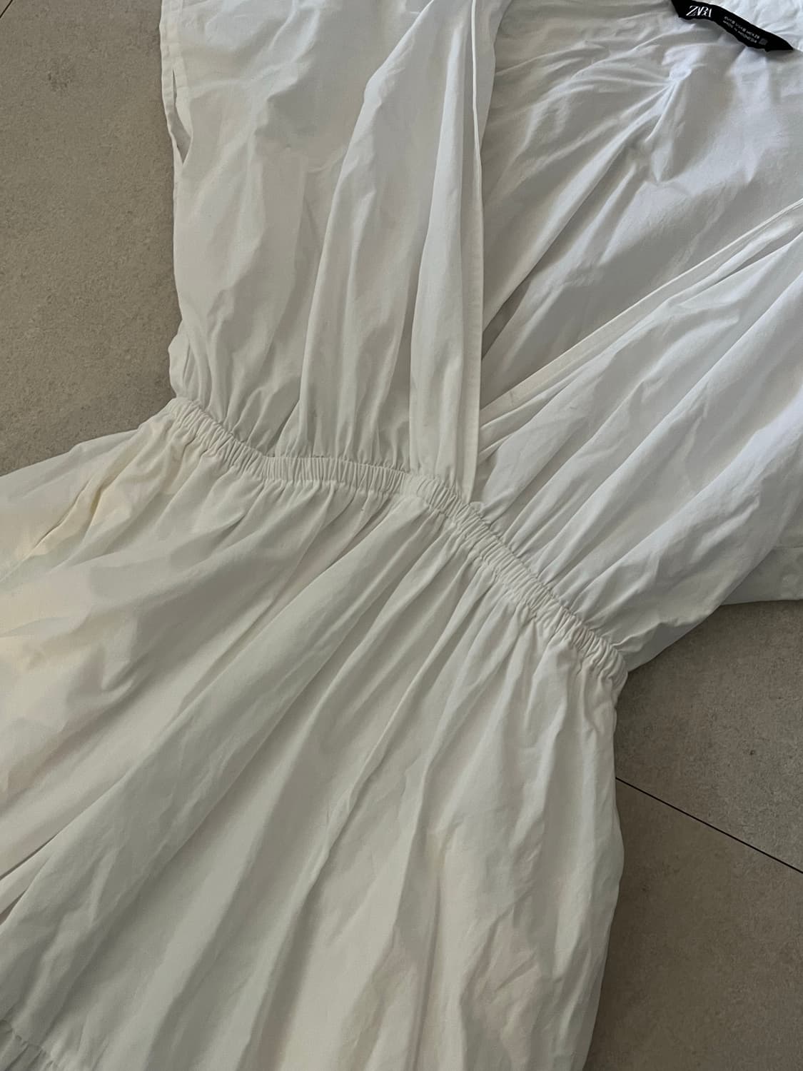 자라 화이트 원피스 s 상품이미지3