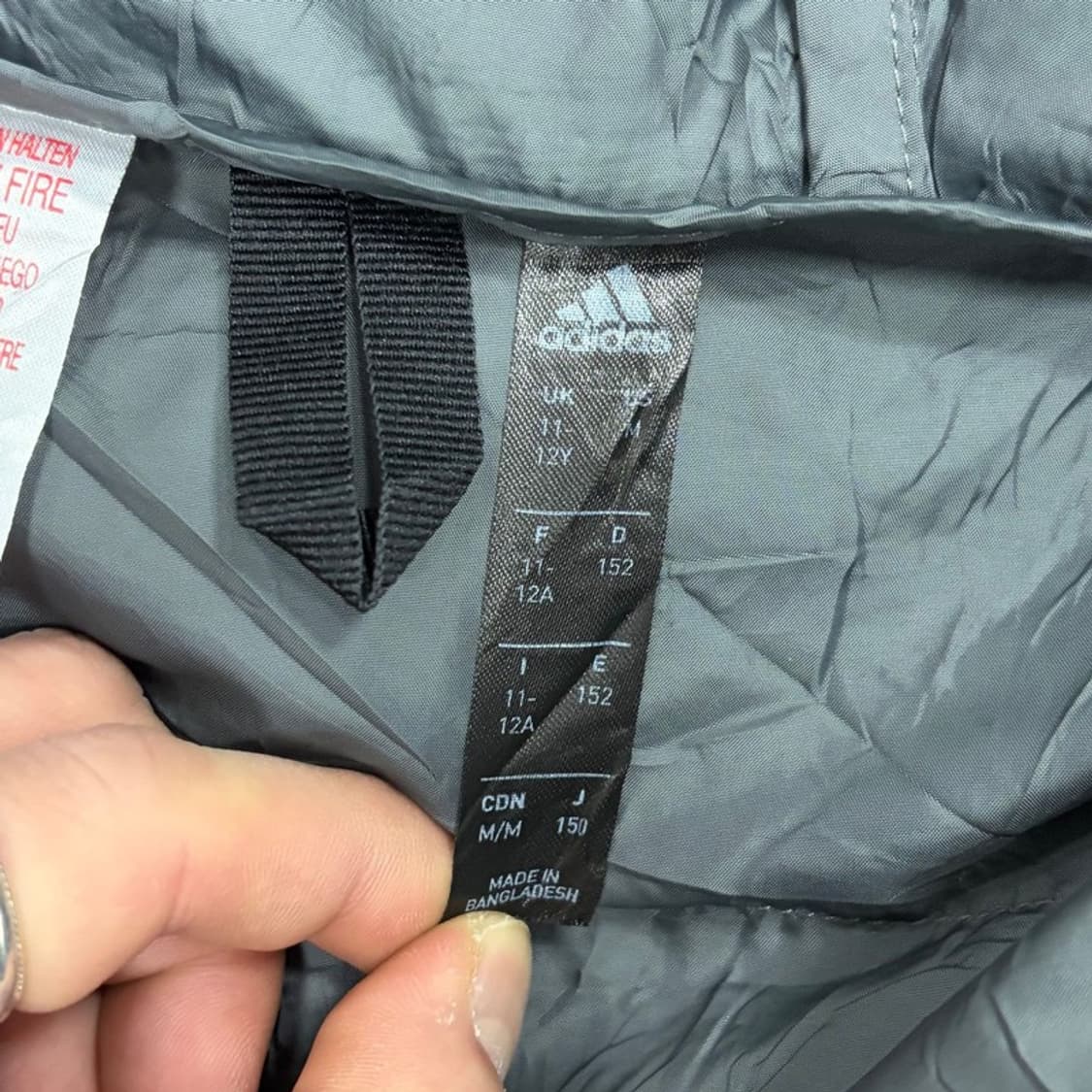 아디다스 키즈 후드패딩 v1679 상품이미지5