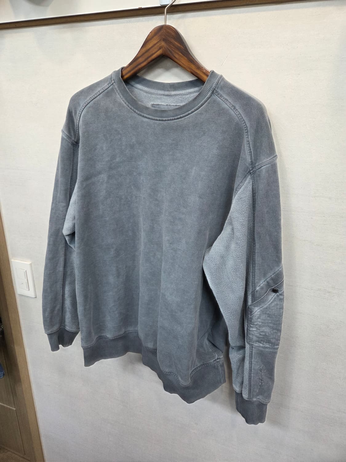 Series 피그먼트 플리스 믹스 기모 맨투맨 xl 상품이미지8