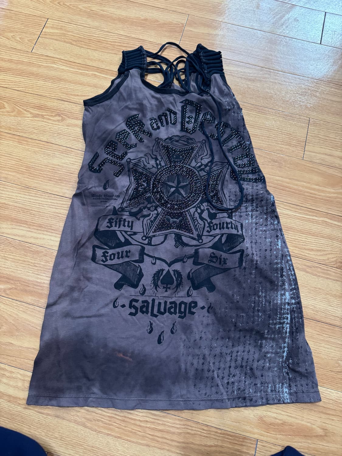 셀비지 펑크 나시 상품이미지1