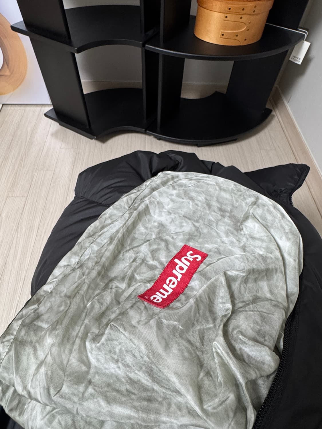 슈프림X노스페이스 페이퍼 눕시 m 새상품컨디션 상품이미지5