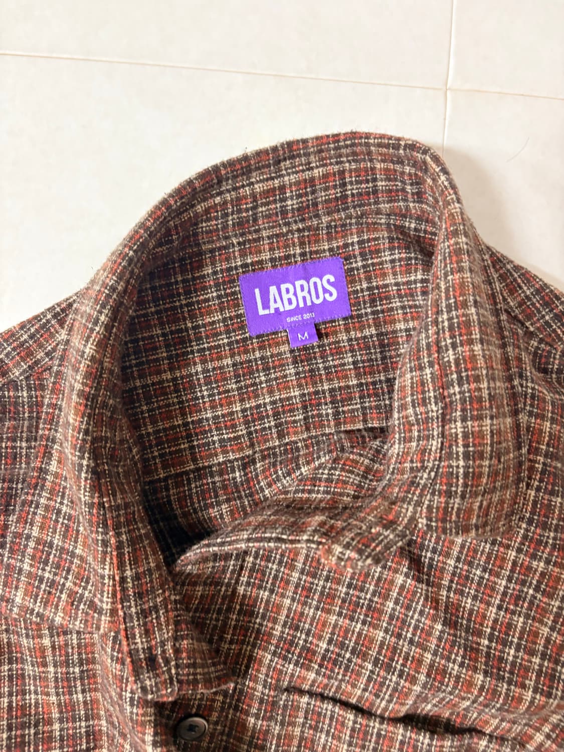 라브로스 체크셔츠 상품이미지2