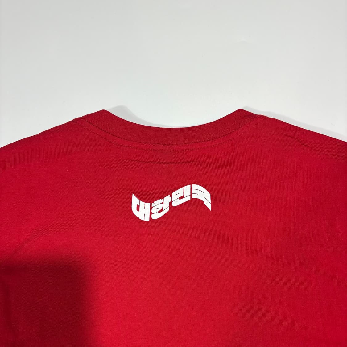 붉은 악마 빈티지 레드 그래픽 반팔티 상품이미지6
