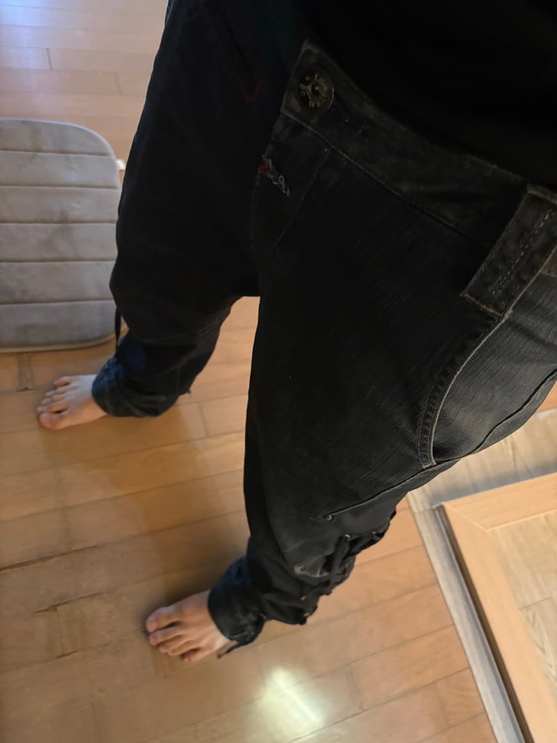 Marithé François Girbaud Lace-up denim  상품이미지1