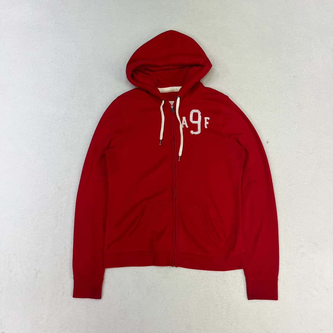 Abercrombie red hood zip-up 상품이미지3